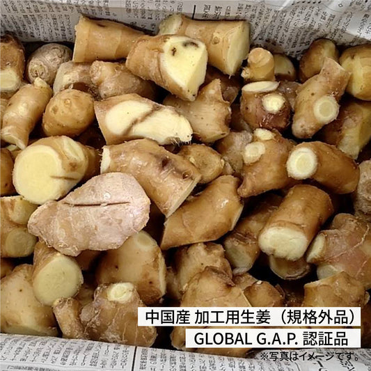 加工用生姜（規格外品）業務用4kg 【中国産／GLOBAL G.A.P.認証品】